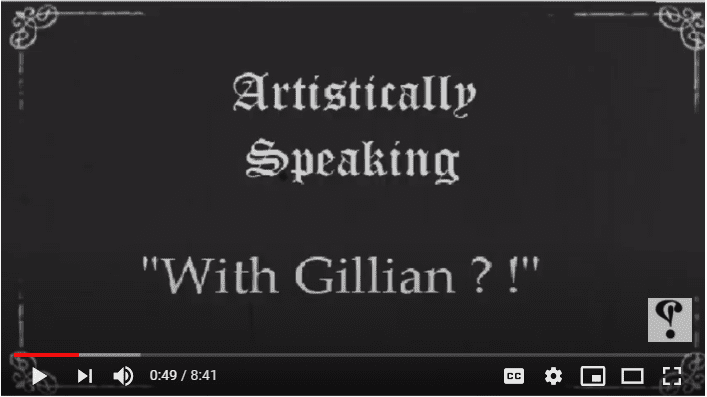 Artistically speaking with Gillian thumbnail