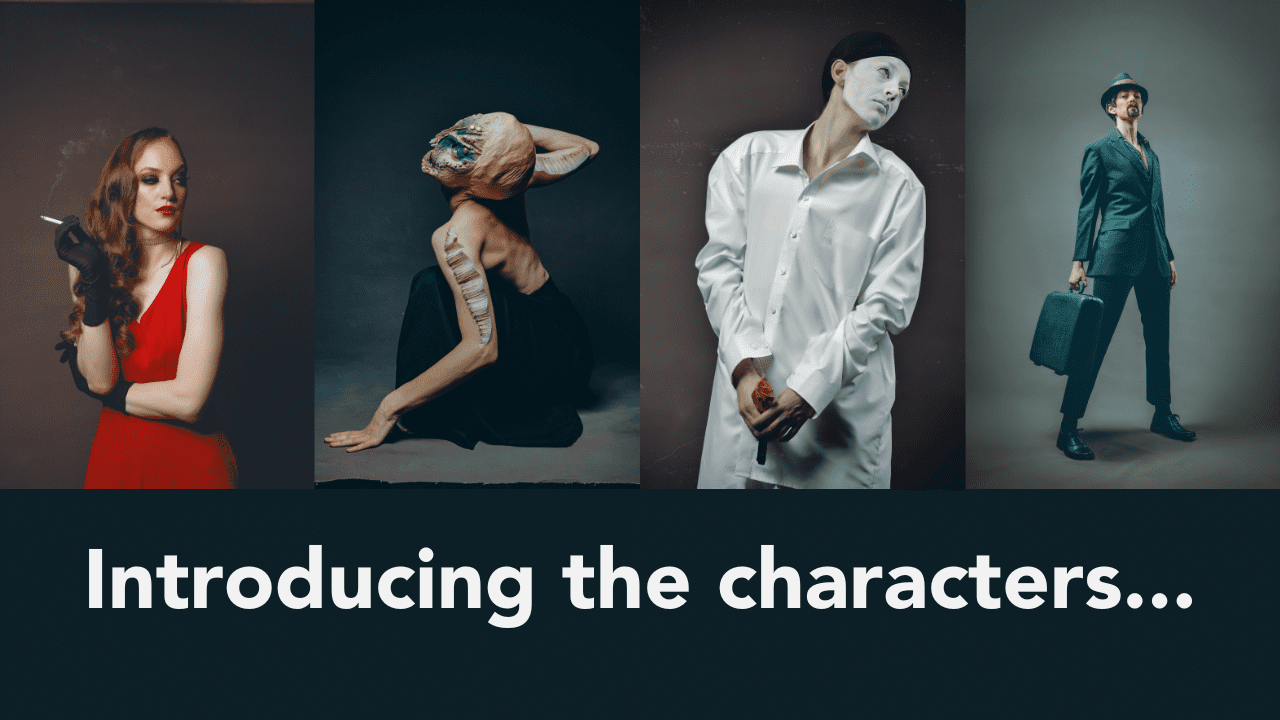Introducing my four new characters